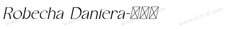 Robecha Daniera字体转换